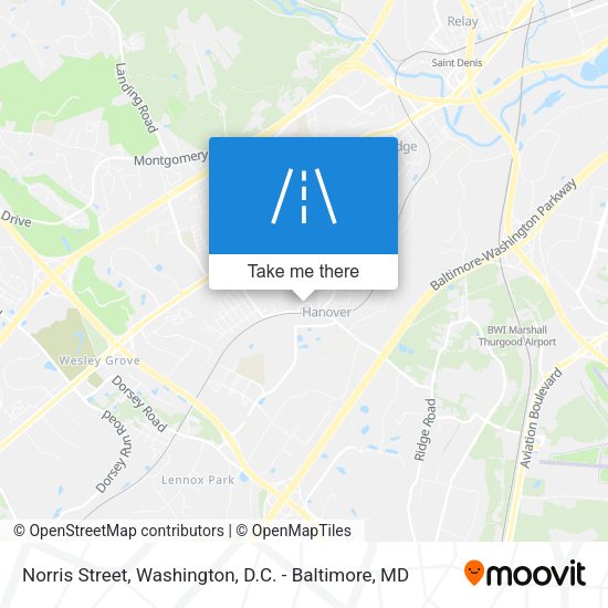 Mapa de Norris Street