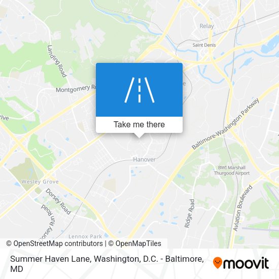 Summer Haven Lane map