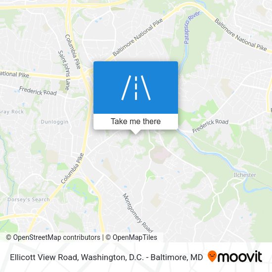Mapa de Ellicott View Road