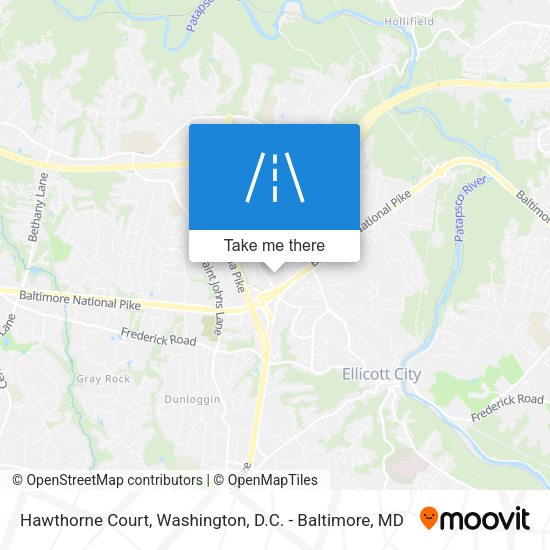Hawthorne Court map