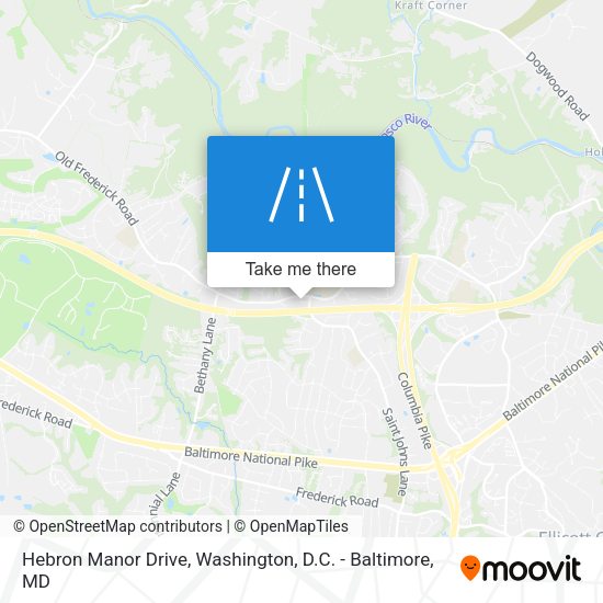 Hebron Manor Drive map