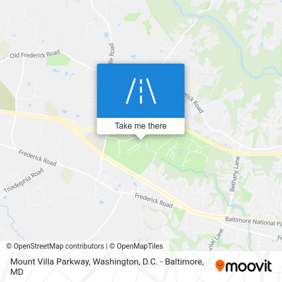 Mount Villa Parkway map