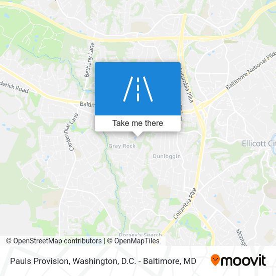 Pauls Provision map