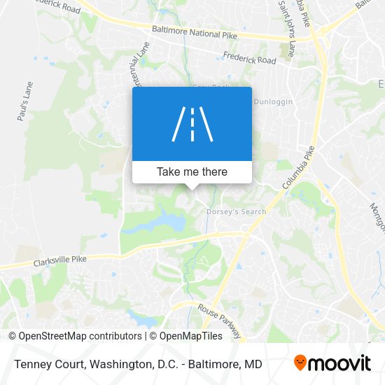 Tenney Court map
