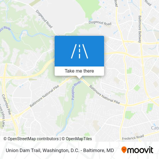 Mapa de Union Dam Trail