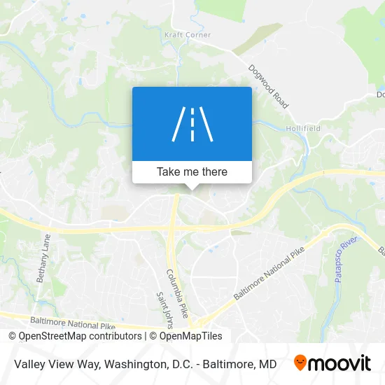 Valley View Way map