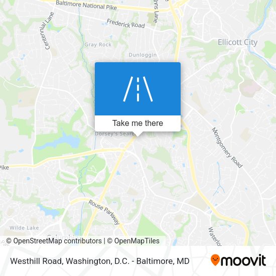 Westhill Road map
