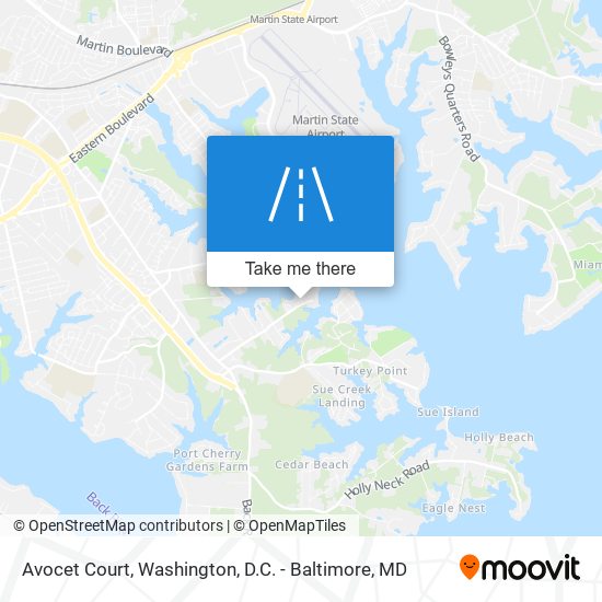 Avocet Court map