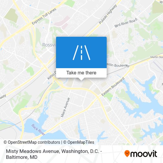 Misty Meadows Avenue map