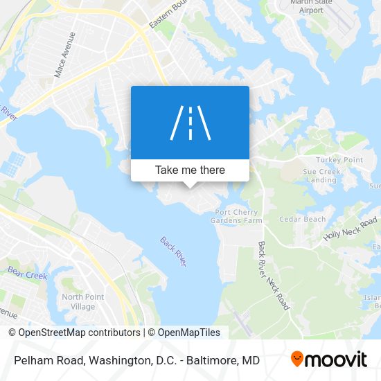 Pelham Road map