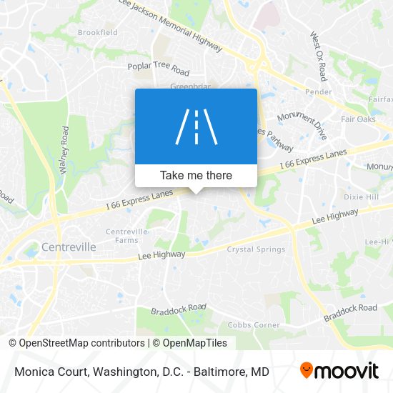 Monica Court map