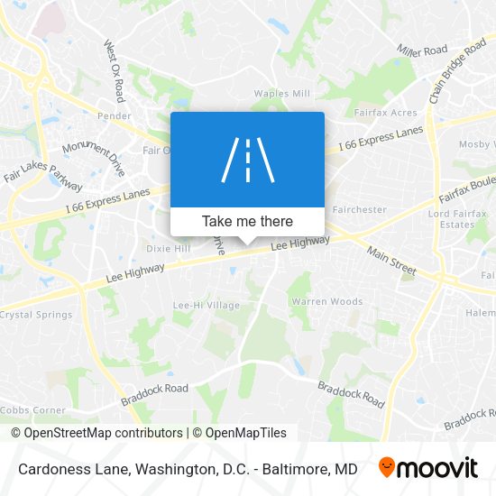 Cardoness Lane map
