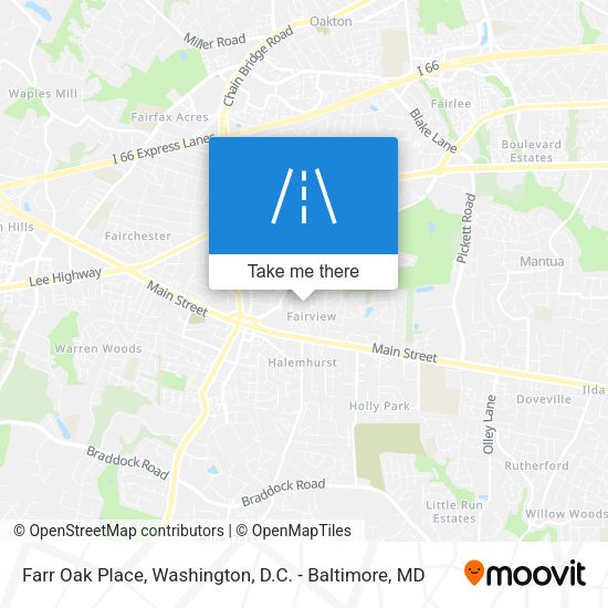 Farr Oak Place map