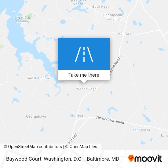 Baywood Court map