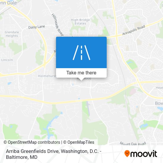 Arriba Greenfields Drive map
