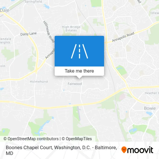 Boones Chapel Court map