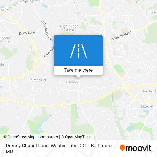 Mapa de Dorsey Chapel Lane