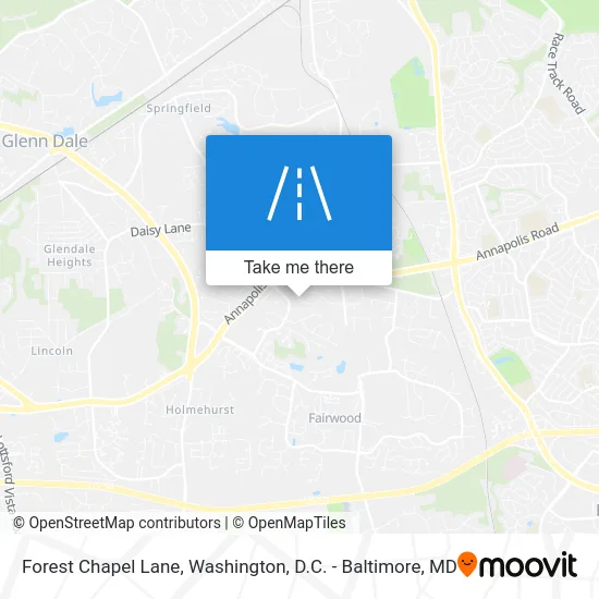 Forest Chapel Lane map