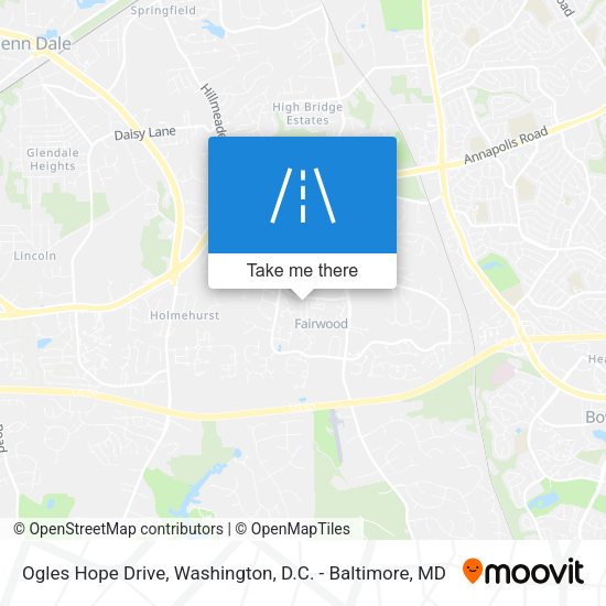 Ogles Hope Drive map
