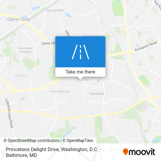 Mapa de Princetons Delight Drive