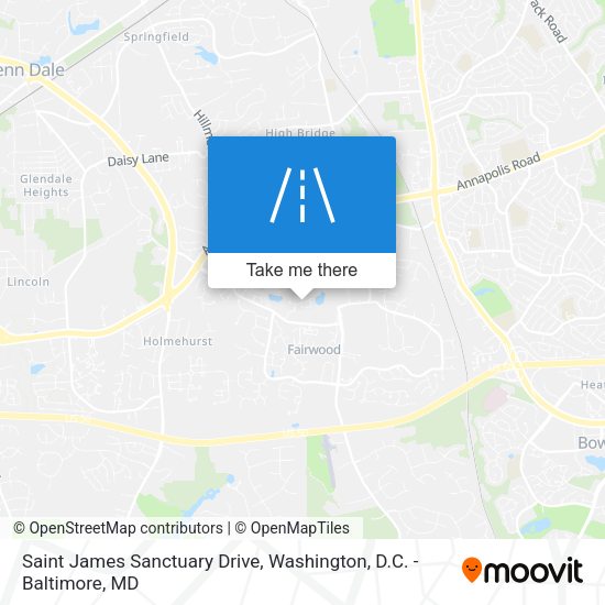 Saint James Sanctuary Drive map