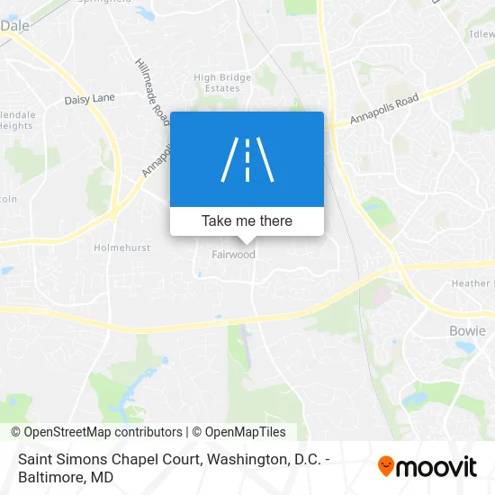Saint Simons Chapel Court map