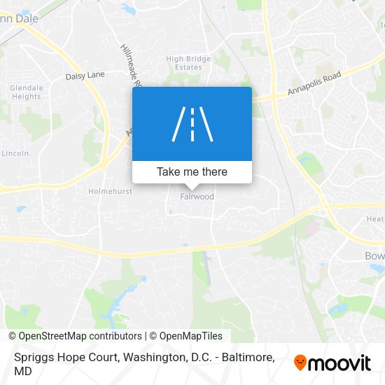 Spriggs Hope Court map