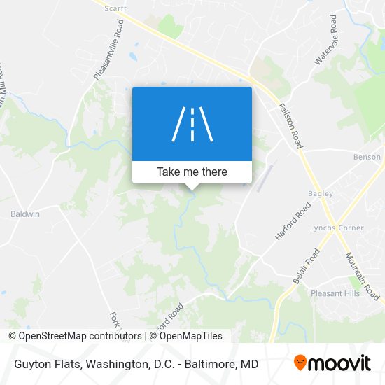 Guyton Flats map