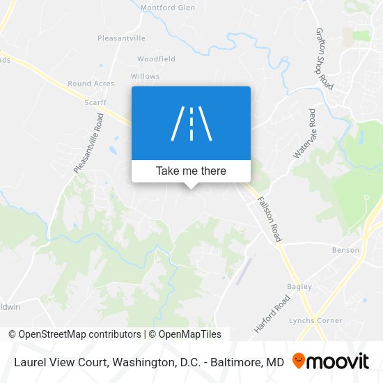 Laurel View Court map