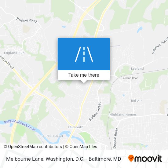 Mapa de Melbourne Lane