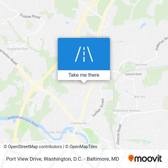 Mapa de Port View Drive