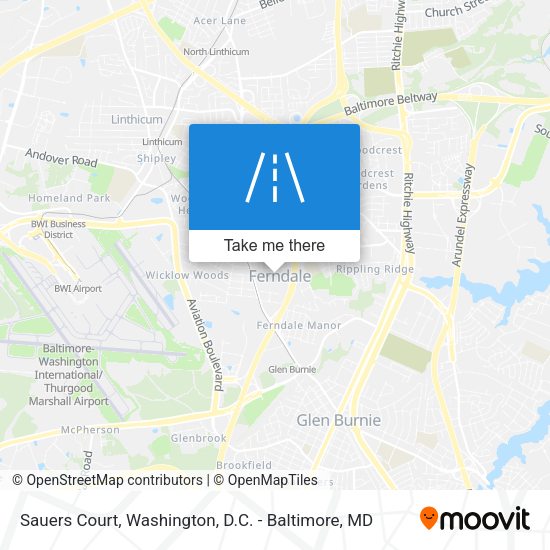 Sauers Court map