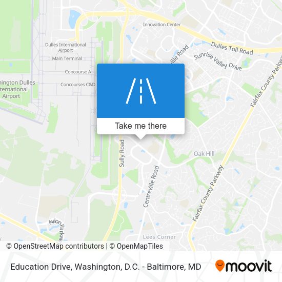 Mapa de Education Drive