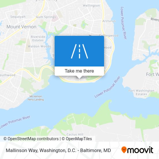 Mallinson Way map