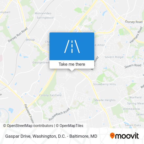 Gaspar Drive map