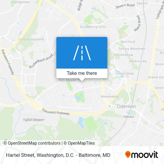 Mapa de Hartel Street