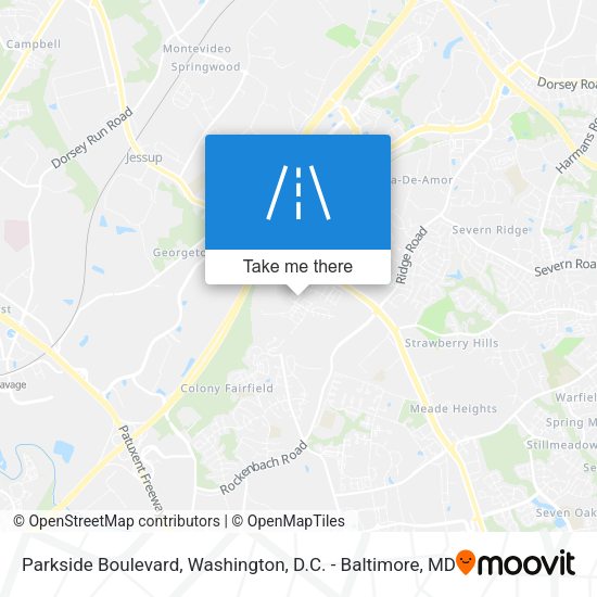 Mapa de Parkside Boulevard