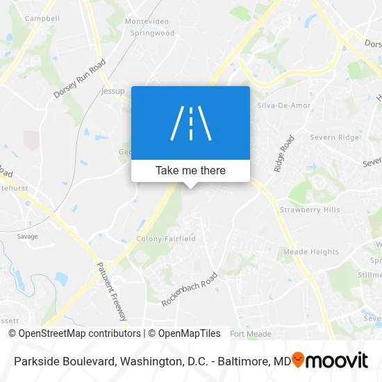 Parkside Boulevard map