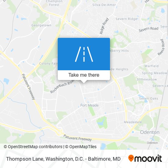 Thompson Lane map