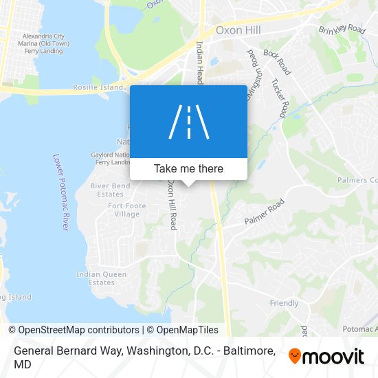 Mapa de General Bernard Way