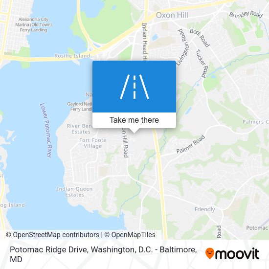 Mapa de Potomac Ridge Drive