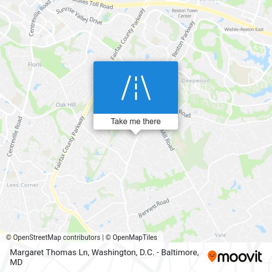 Margaret Thomas Ln map