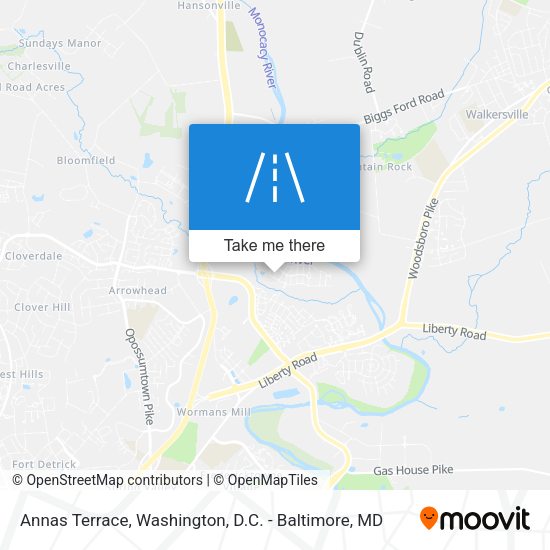 Annas Terrace map