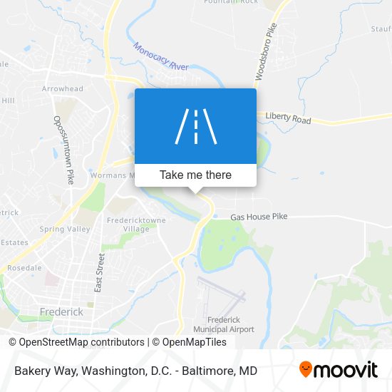 Bakery Way map