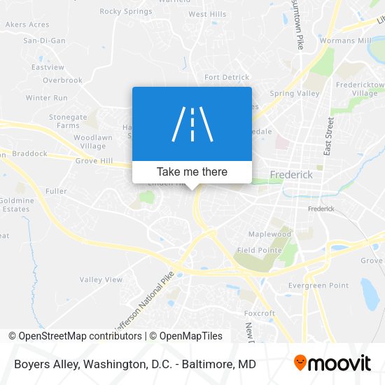 Mapa de Boyers Alley
