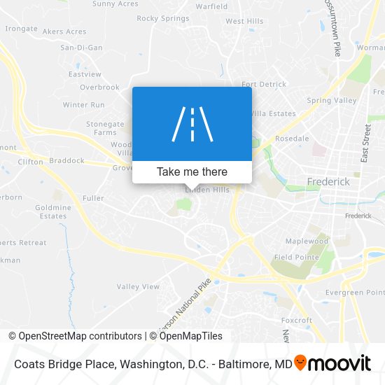 Coats Bridge Place map