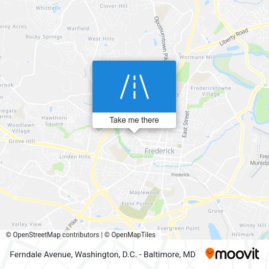 Ferndale Avenue map