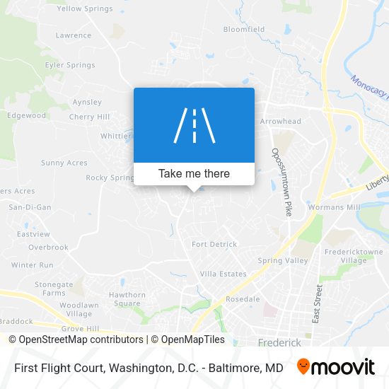 First Flight Court map
