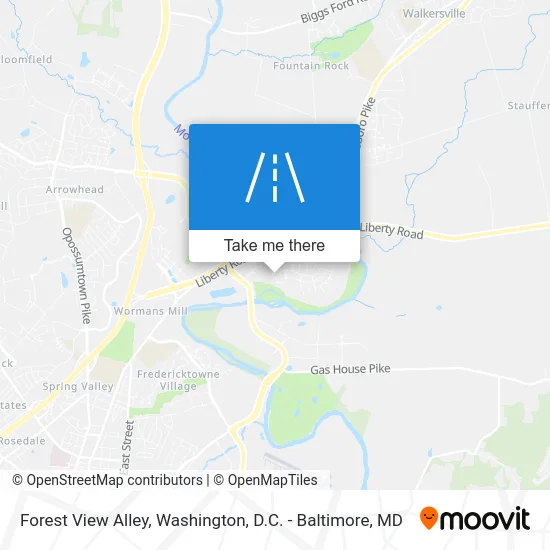 Forest View Alley map