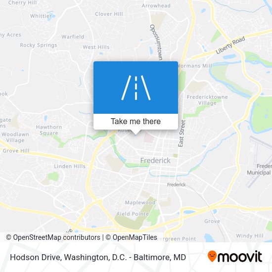 Mapa de Hodson Drive